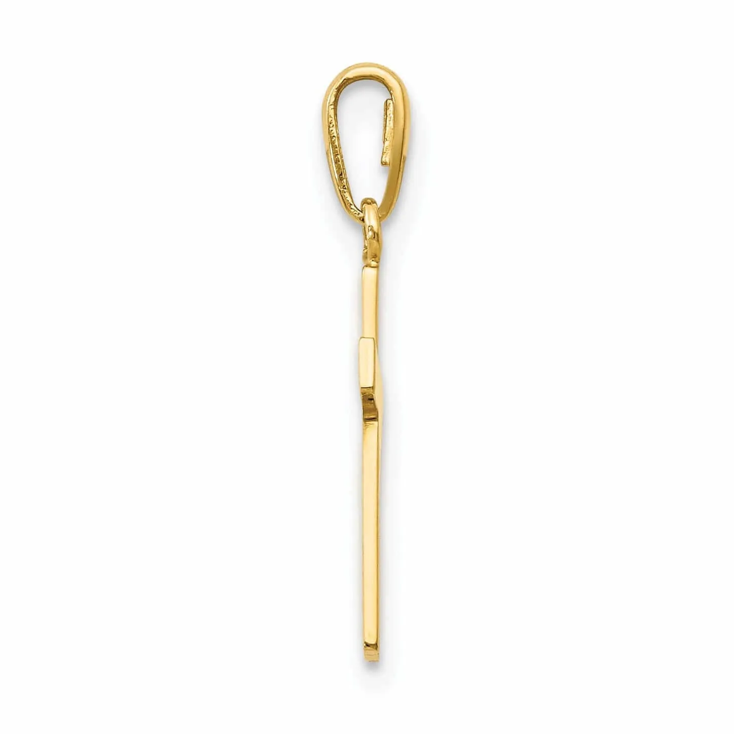 14k Childrens Cross Pendant