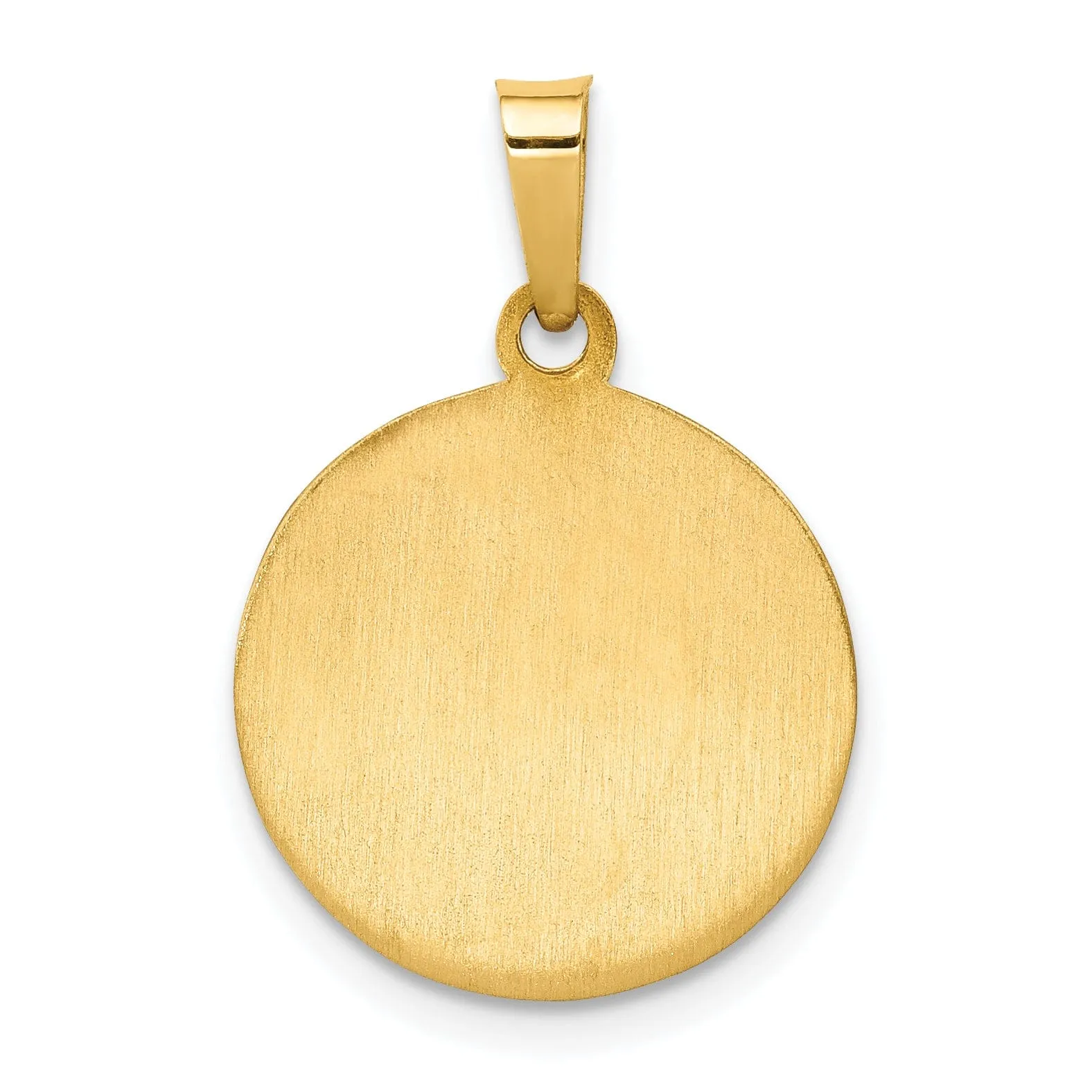 14k Yellow Gold Saint Andrew Medal Pendant