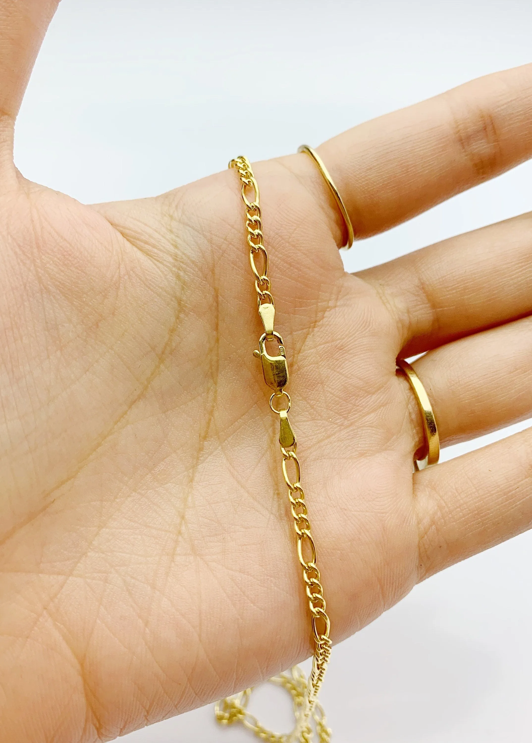 20” 14k Gold Filled Figaro Chain 2.5mm