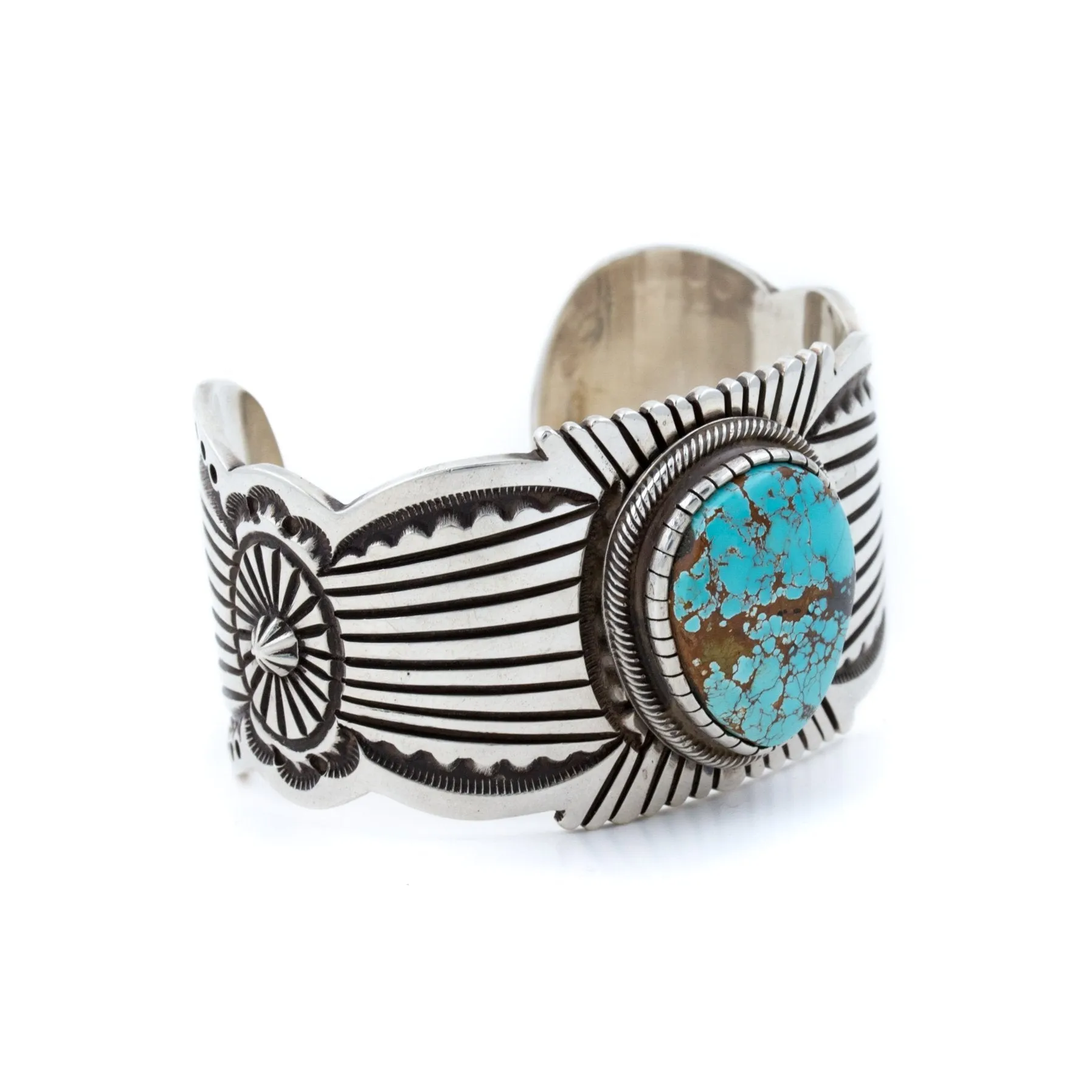 #8 Chunky Turquoise Cuff