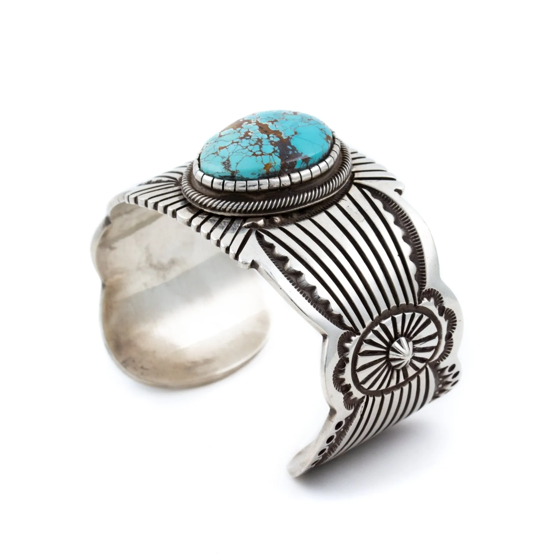 #8 Chunky Turquoise Cuff
