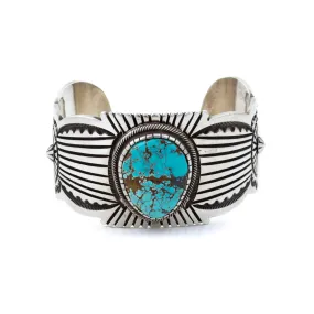 #8 Chunky Turquoise Cuff
