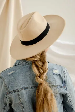 Ada Panama Hat in Beige