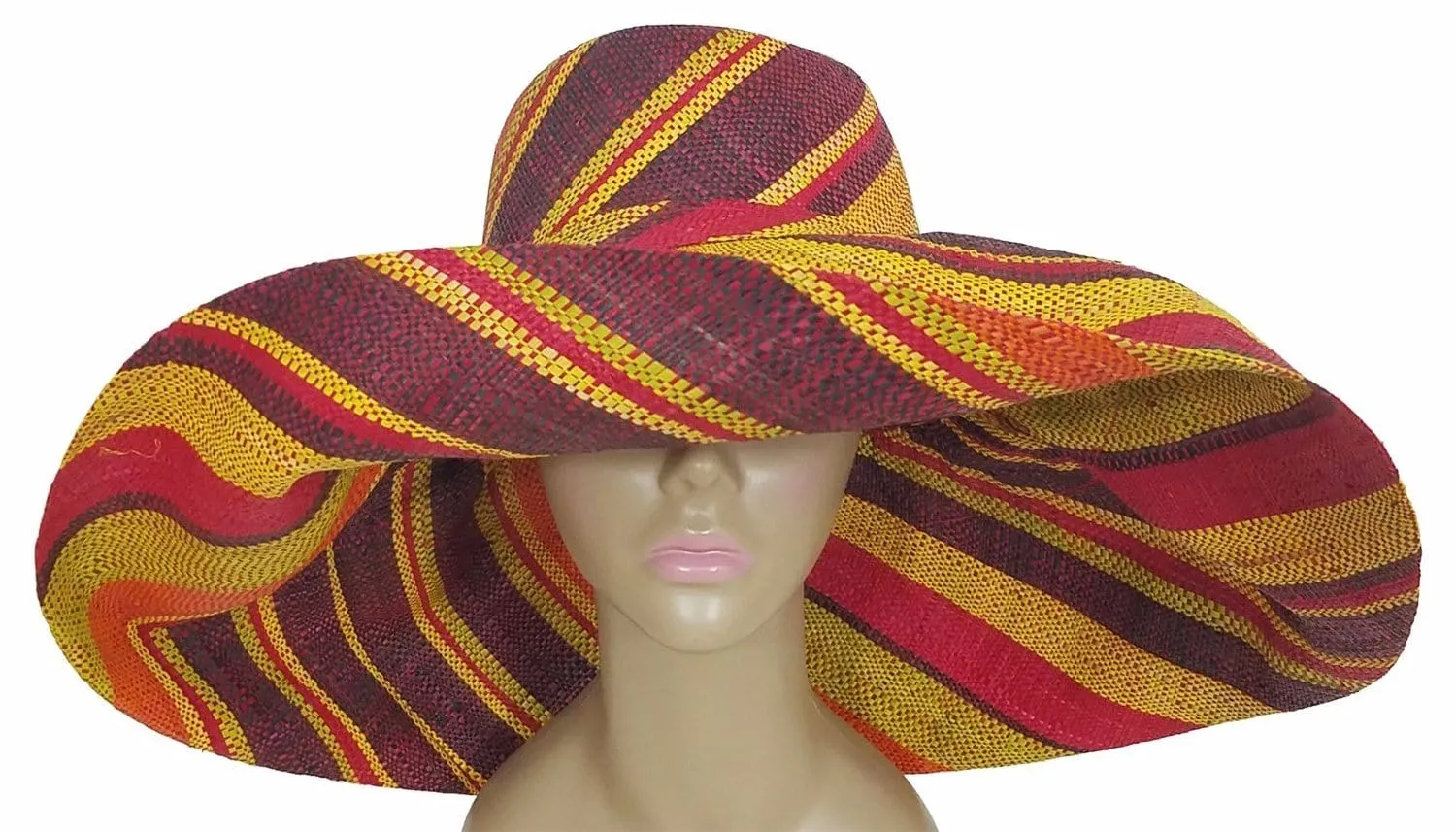 Aisha: Madagascar Big Brim Raffia Sun Hat