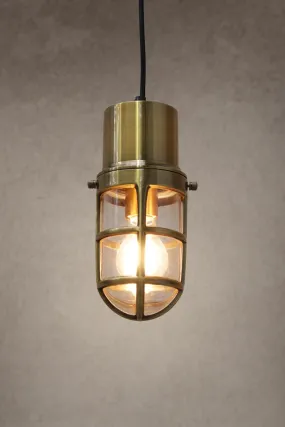Anchorage Caged Bunker Pendant Light