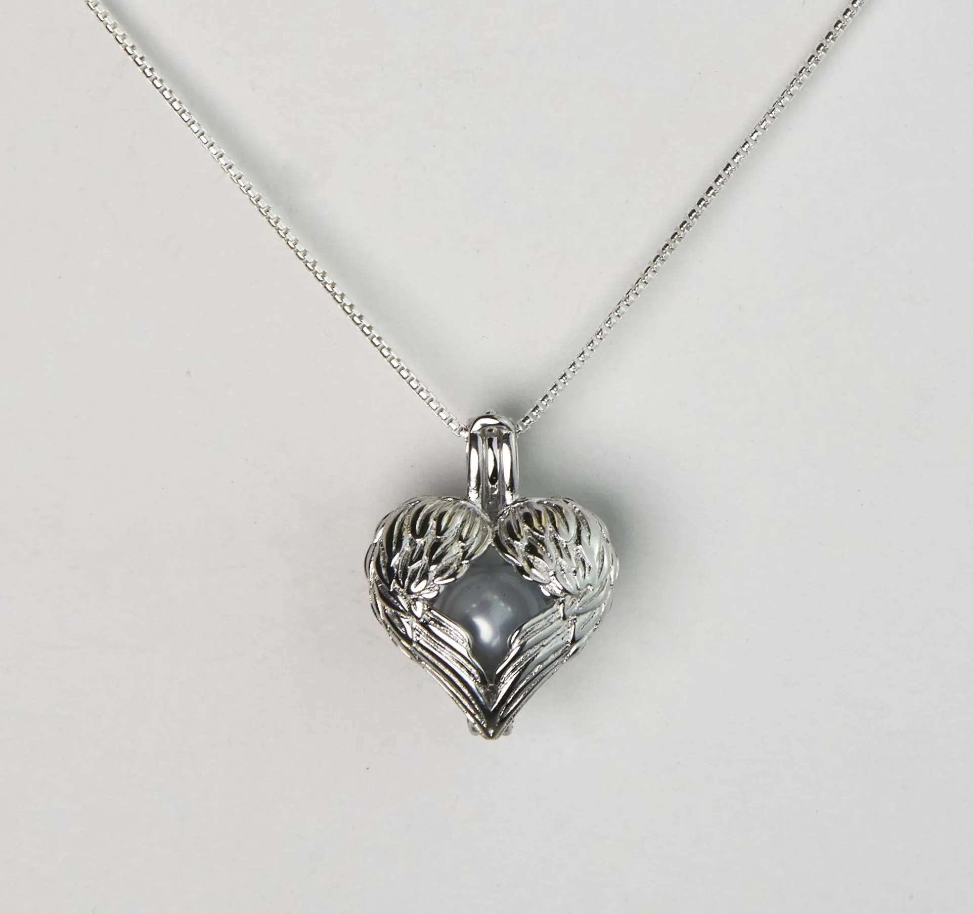 Angel Wing Cage Necklace
