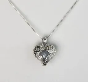 Angel Wing Cage Necklace