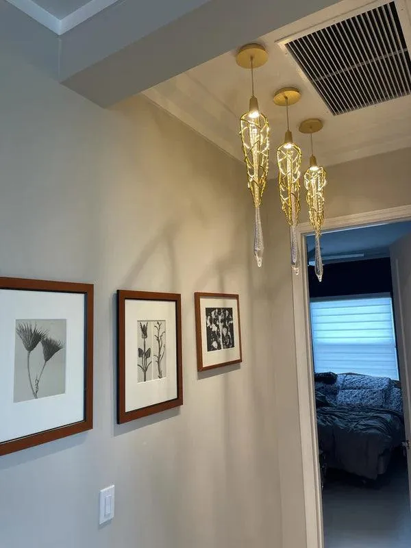 Aurum Cristallum Pendant Light by Gloss (SR6002/1P)