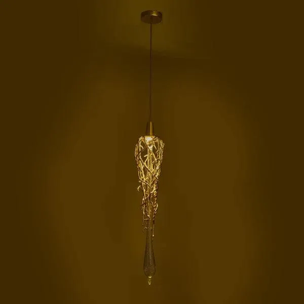 Aurum Cristallum Pendant Light by Gloss (SR6002/1P)