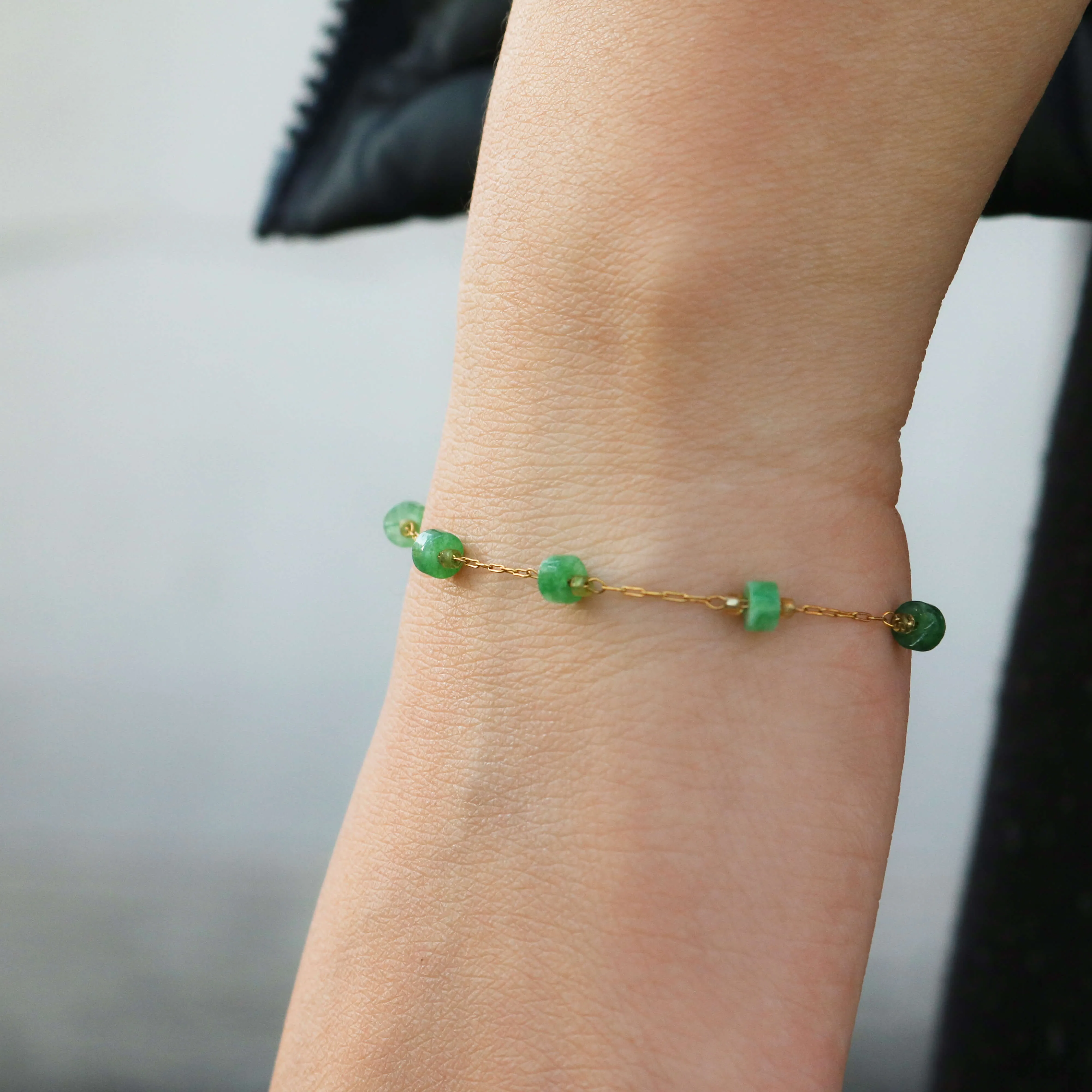 Aventurine Chain Bracelet