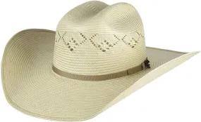 Bailey Western Koslo II 15X Western Straw Hat, Natural/Silverbelly