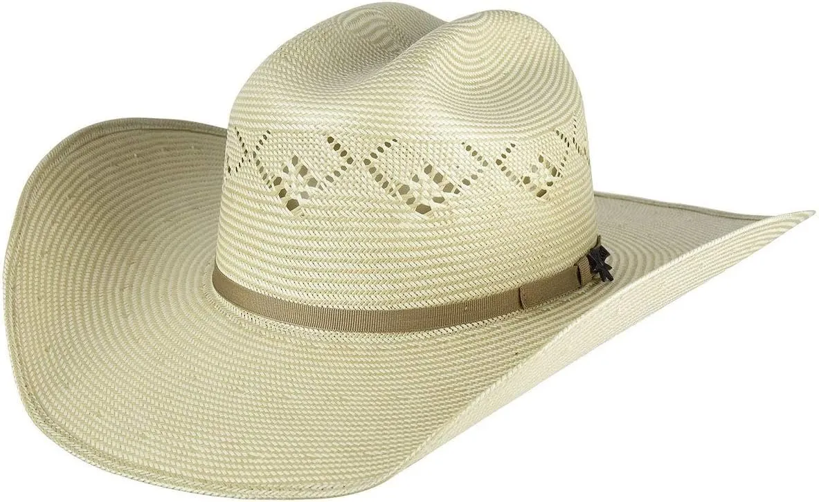 Bailey Western Koslo II 15X Western Straw Hat, Natural/Silverbelly