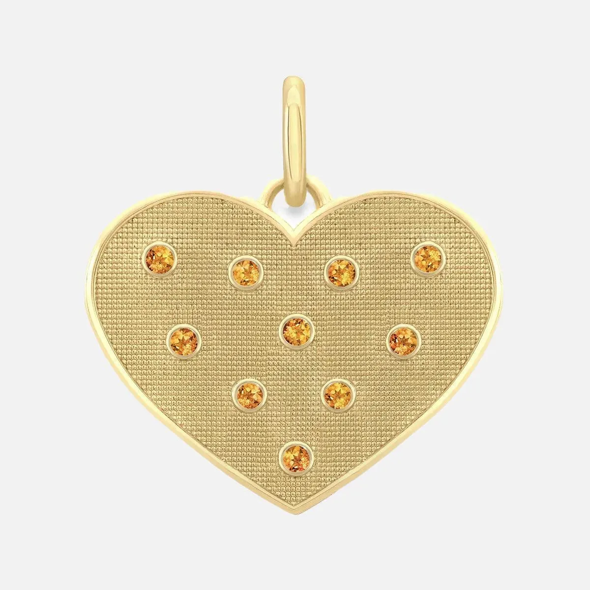 Birthstone Heart Pendant