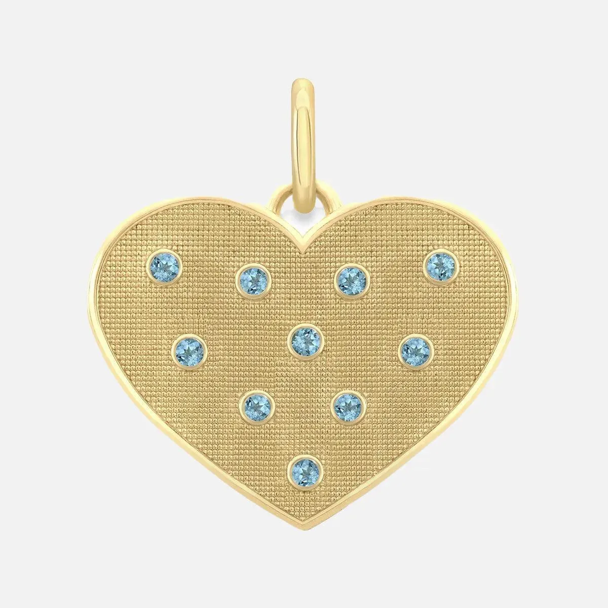 Birthstone Heart Pendant