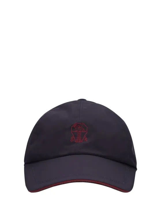 Brunello Cucinelli   Embroidered logo baseball hat 
