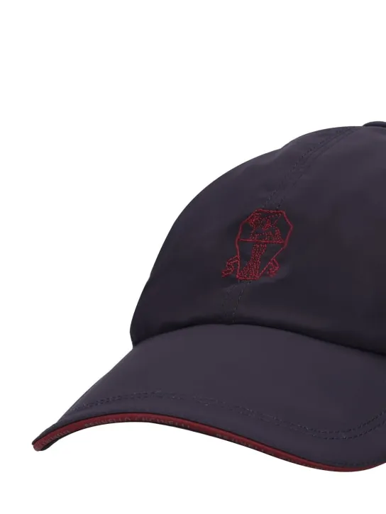 Brunello Cucinelli   Embroidered logo baseball hat 