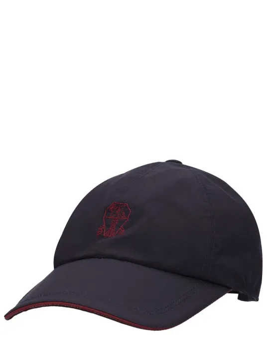 Brunello Cucinelli   Embroidered logo baseball hat 