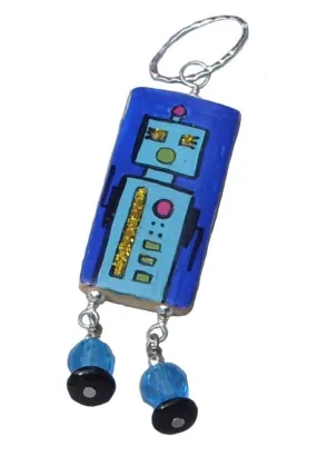 Bule Robot Pendant