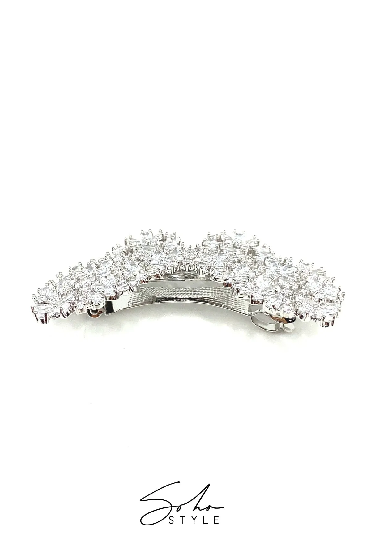 Butterfly Rhinestone Hair Barrette