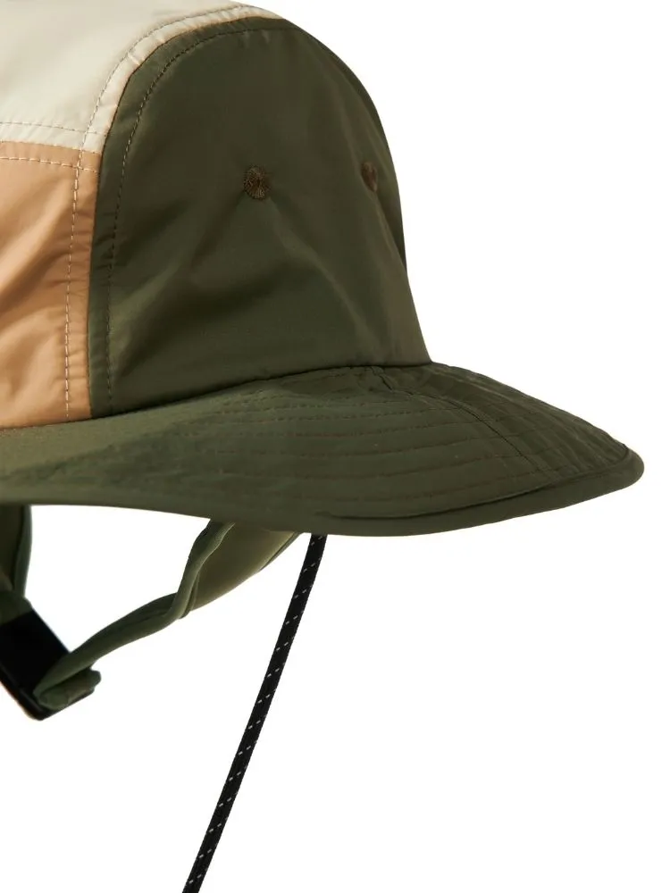 CHILLHANG Army Green Wide Brim Fisherman Hat
