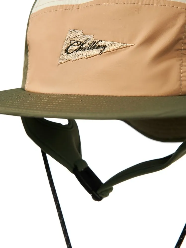 CHILLHANG Army Green Wide Brim Fisherman Hat