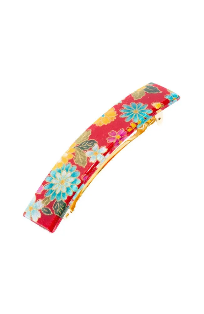 Classic Rectangle Barrette - Kyoto