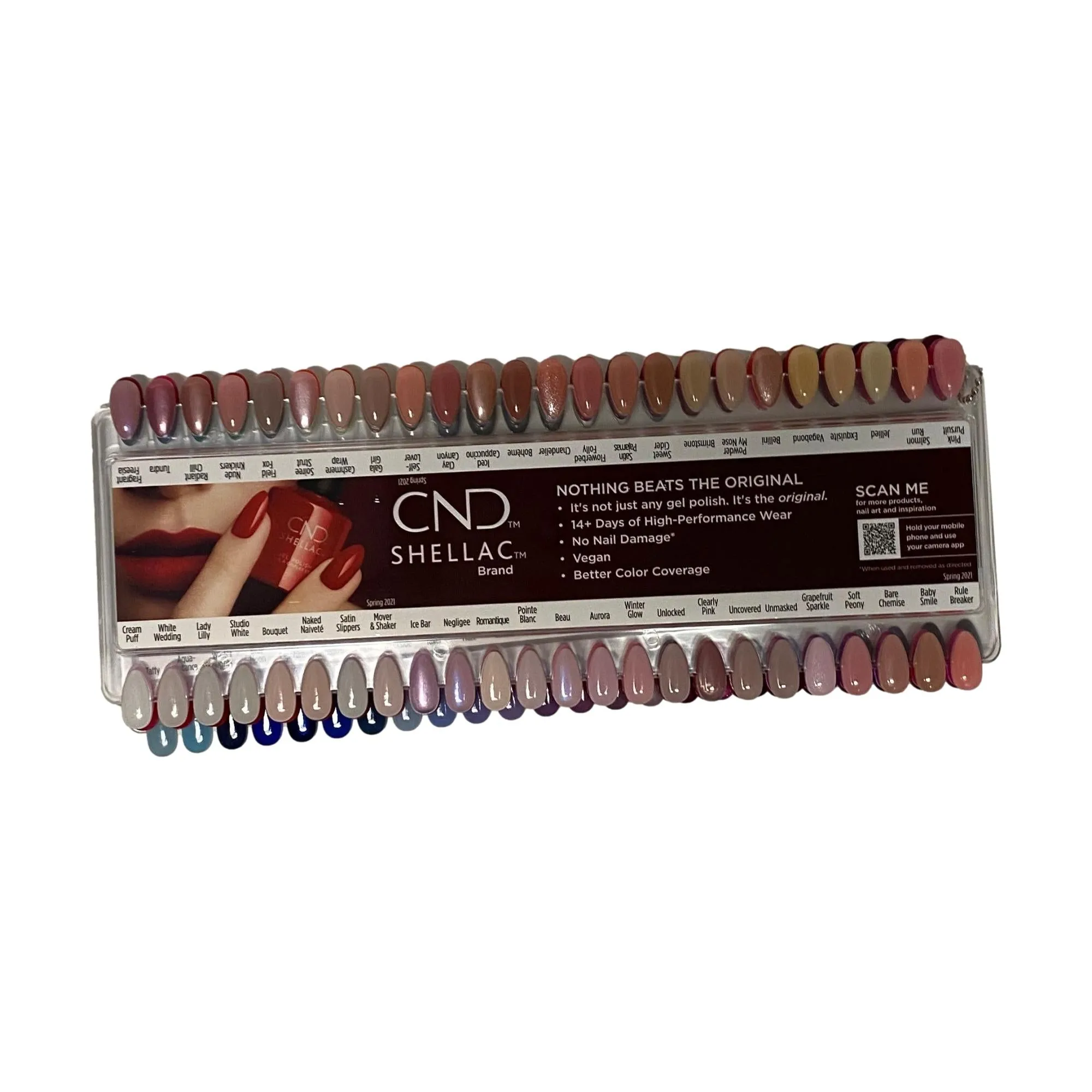 CND Shellac, Nail Tip Swatches