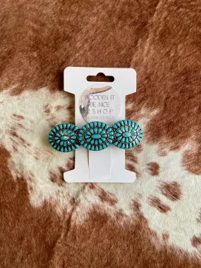 Concho Hair Clip Barrette