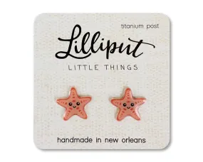Coral Starfish Earrings