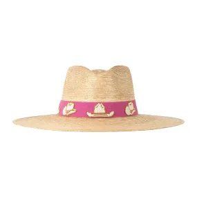 Cowgirl Embroidered Palm Hat