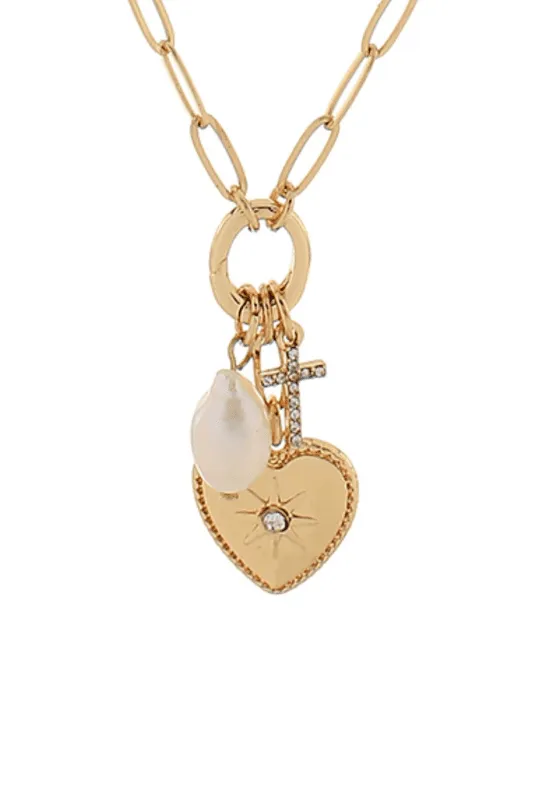 Cross Your Heart Necklace