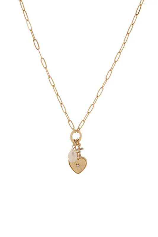 Cross Your Heart Necklace