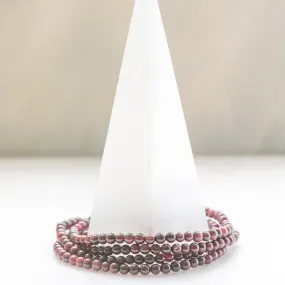 Dainty Almandine Garnet Bracelet