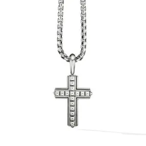 David Yurman 24mm Pyramid Cross Pendant