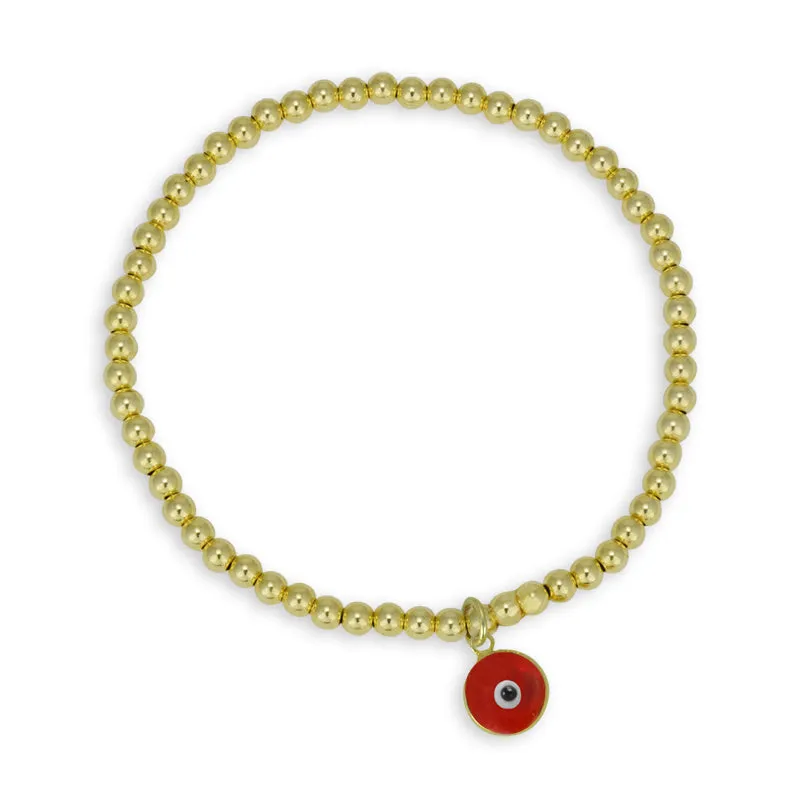 Delaney Evil Eye Bead Bracelet