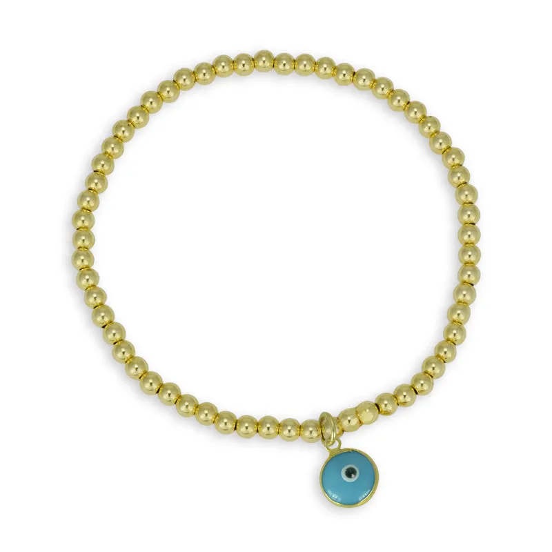 Delaney Evil Eye Bead Bracelet