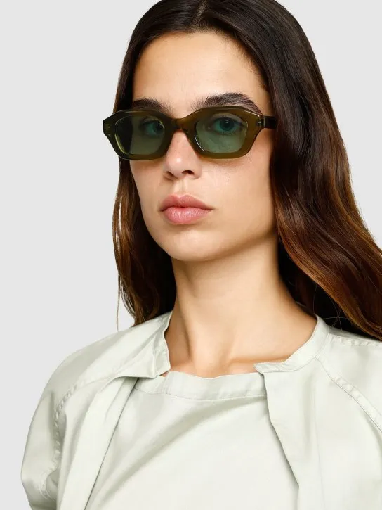 Delarge   Streams squared acetate sunglasses 