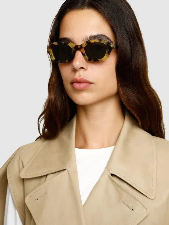 Delarge   Streams squared acetate sunglasses 