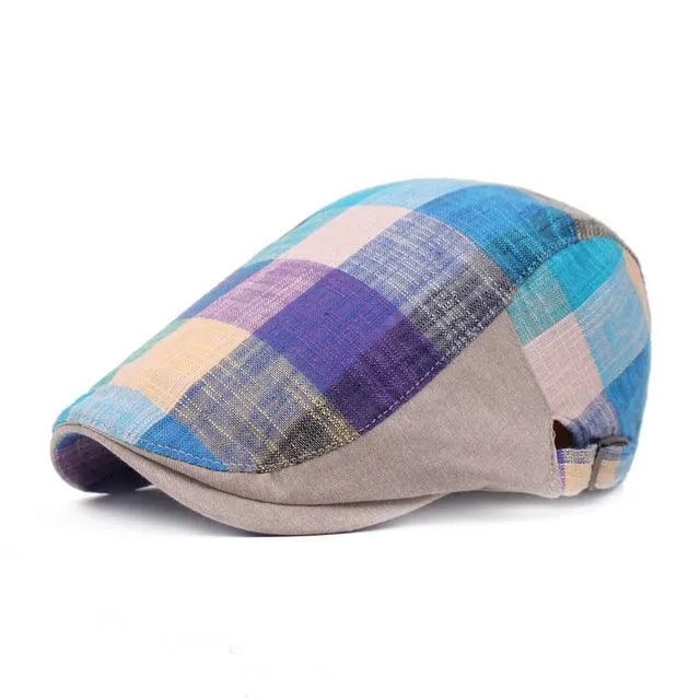 Denim Vintage Beret Hats | Women's Winter Beret Hat | Unisex Adjustable Caps