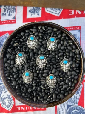 Eagle Turquoise Signet Ring