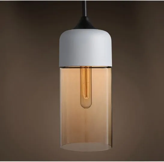 Embla Contemparary Glass jar Hanging Lamp