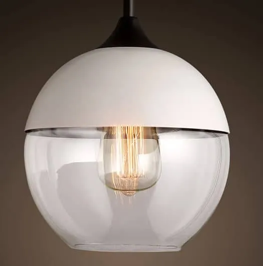Embla Contemparary Glass jar Hanging Lamp