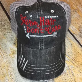 Farm Hair Don't Care Arrow Hat
