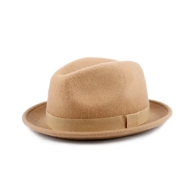 Fez Vintage Large Hemming Wool Men's Hat