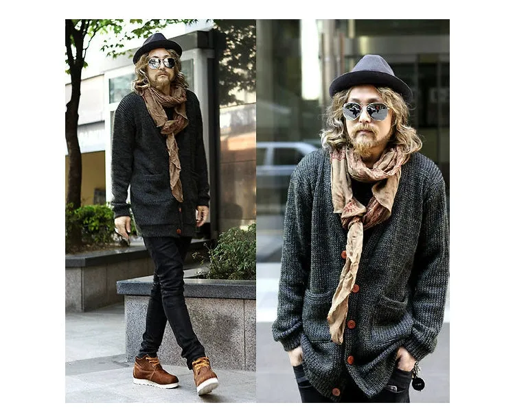 Fez Vintage Large Hemming Wool Men's Hat