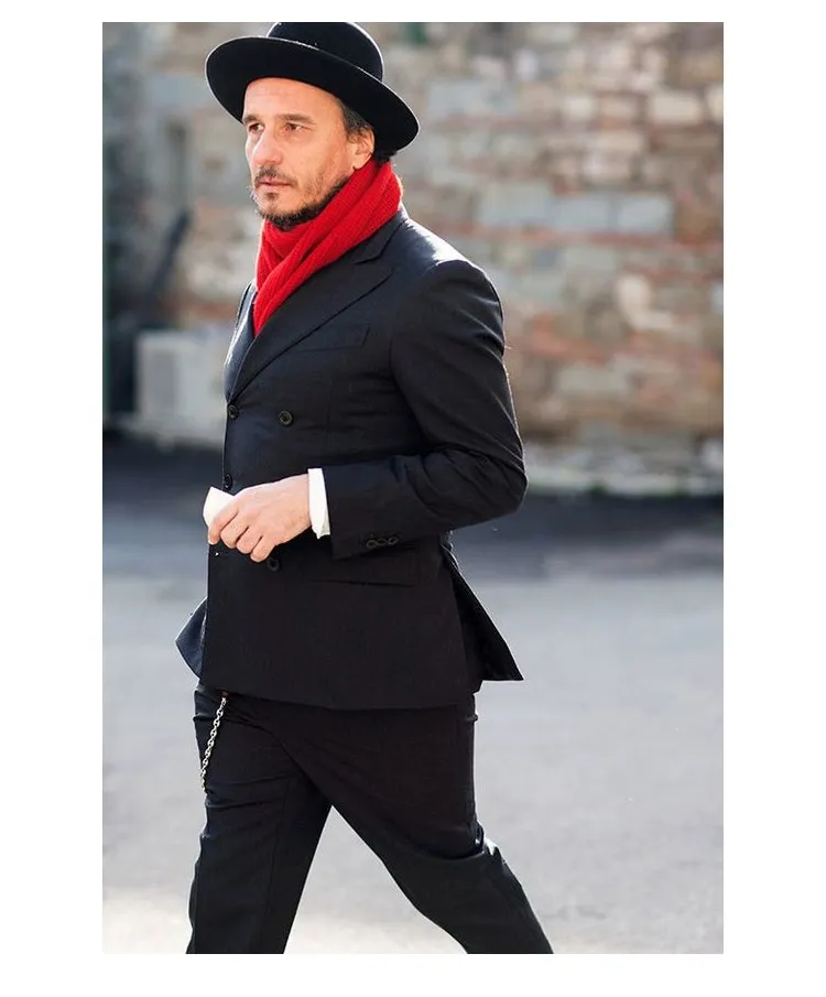 Fez Vintage Large Hemming Wool Men's Hat