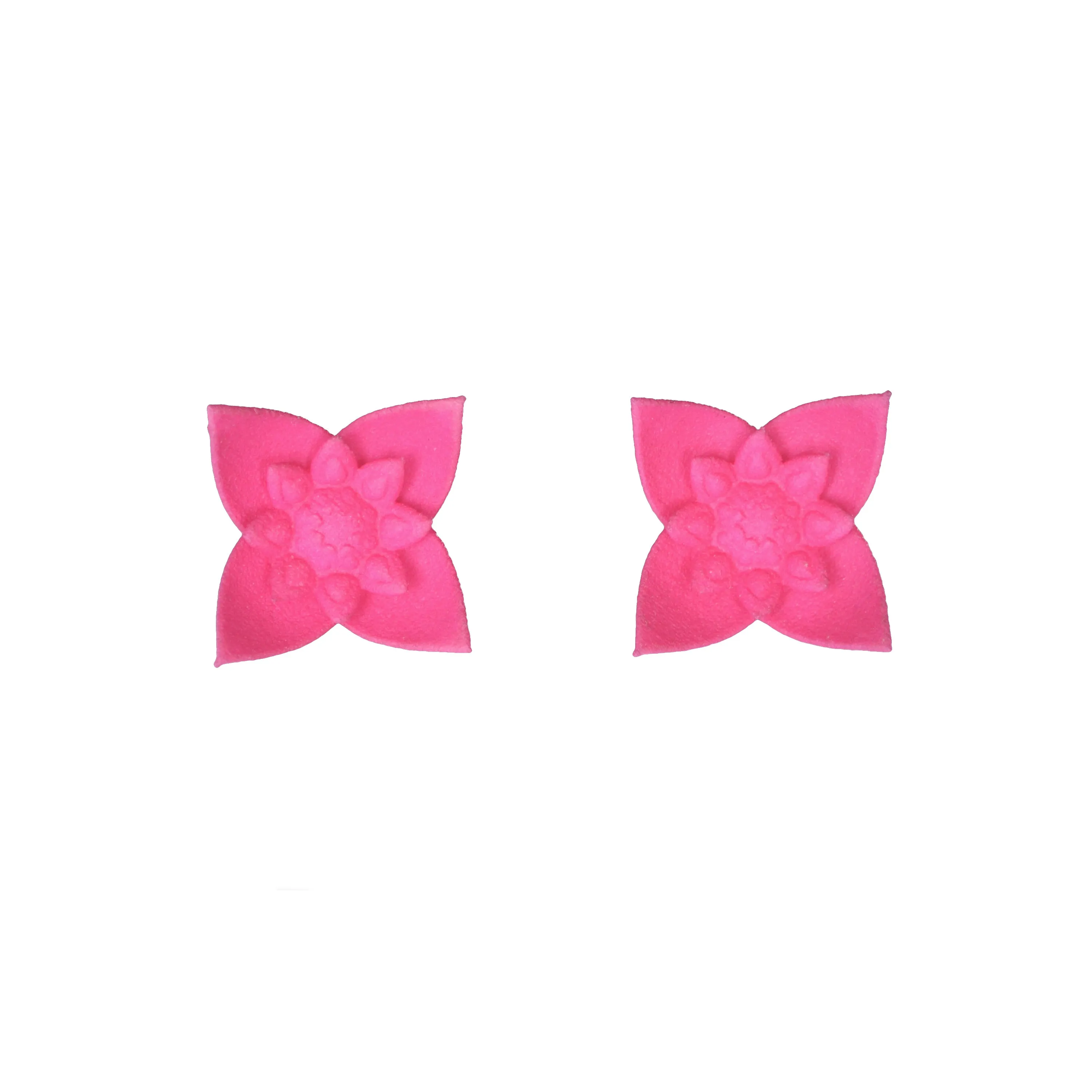 Flower Stud Earrings - Dahlia