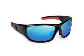 Fox Rage Wraps Black Red with Grey Mirror Blue Lense