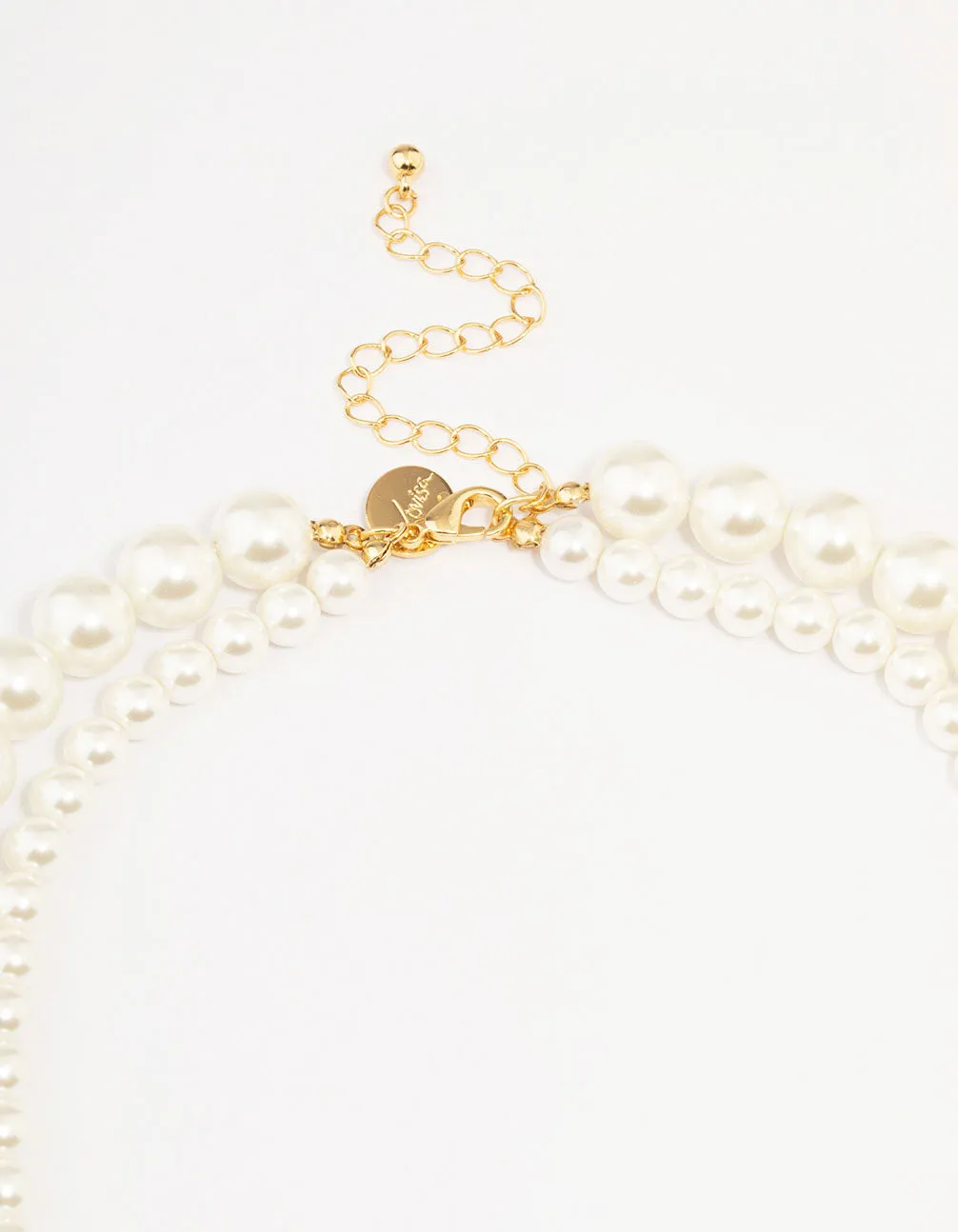 Freshwater Pearl Strand Real Gold Plated Necklace