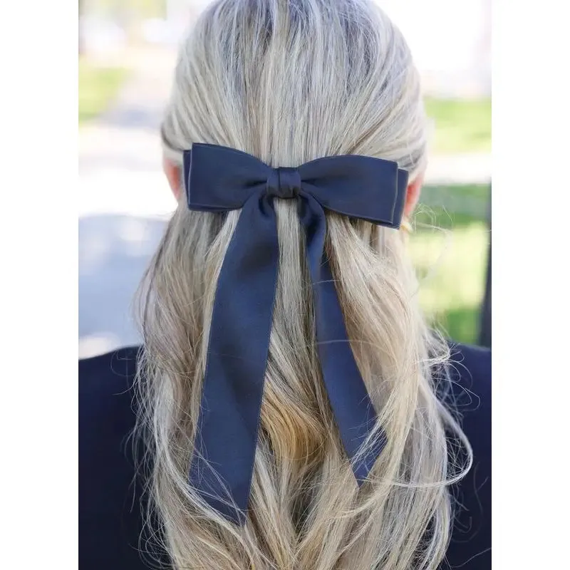 Gertrude Hair Bow Black